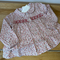 Carica l'immagine nel visualizzatore della galleria, Camicia fiorellini punto smock