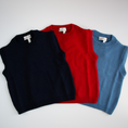Carica l'immagine nel visualizzatore della galleria, Gilet in lana bimbo - Blu Navy