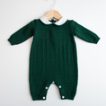 Carica l'immagine nel visualizzatore della galleria, Tutina in lana a trecce Little Bear
