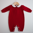 Carica l'immagine nel visualizzatore della galleria, Tutina in lana a trecce Little Bear