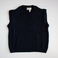 Carica l'immagine nel visualizzatore della galleria, Gilet in lana bimbo - Blu Navy