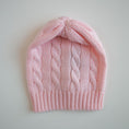 Carica l'immagine nel visualizzatore della galleria, Cappellino - Lana a trecce - Cipria