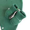 Carica l'immagine nel visualizzatore della galleria, Tutina Manica Lunga Cotone Traforato con Scarpina Culla Verde