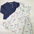 Carica l'immagine nel visualizzatore della galleria, Set abito primavera e golfino