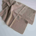 Carica l'immagine nel visualizzatore della galleria, Taupe - Copertina in filo di cotone tortora