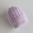 Carica l'immagine nel visualizzatore della galleria, Glicine - Cappellino a trecce in filo di cotone