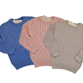 Carica l'immagine nel visualizzatore della galleria, Maglia in cotone a trecce