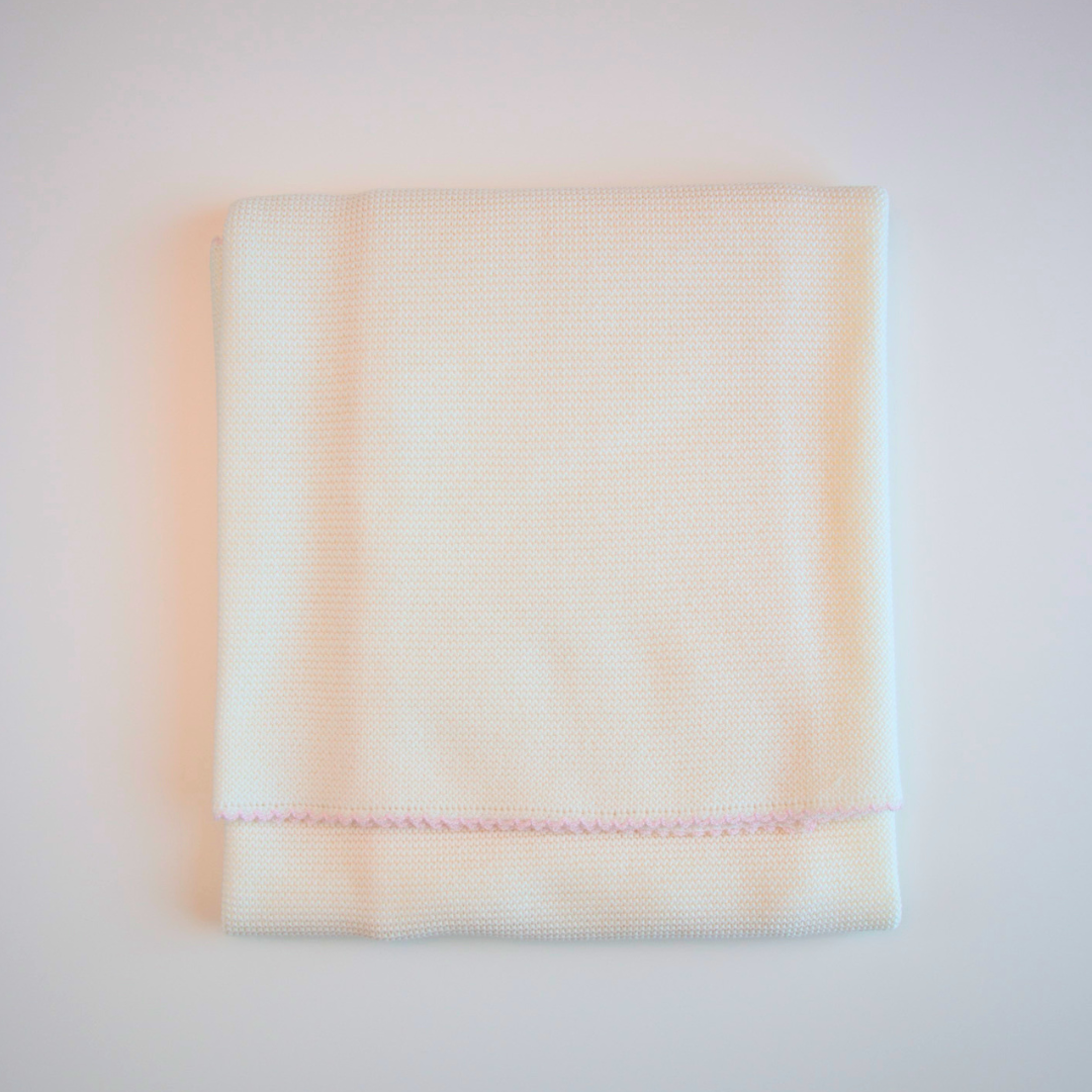 Coperta in lana punto links Little Bear - Frill