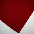 Coperta in lana a trecce - Rosso