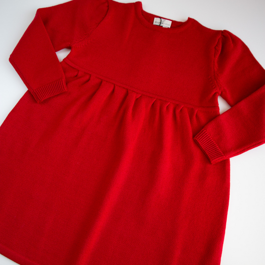 Red Wool Dress