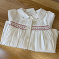 Load image into Gallery viewer, Flannel Hand Smocked Button-up Shirt
