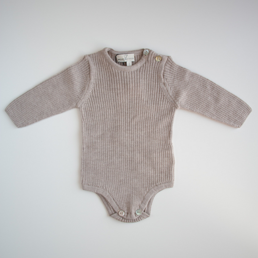 Silk-Wool Blend Onesie