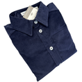 Carica l'immagine nel visualizzatore della galleria, Camicia in velluto millerighe blu
