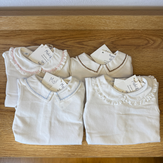 Long Sleeve Collar Onesie