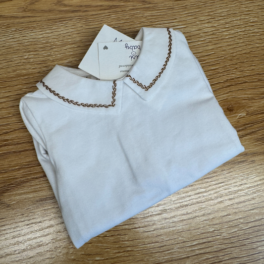 Long Sleeve Collar Onesie