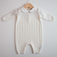 Carica l'immagine nel visualizzatore della galleria, Tutina in lana a trecce Little Bear
