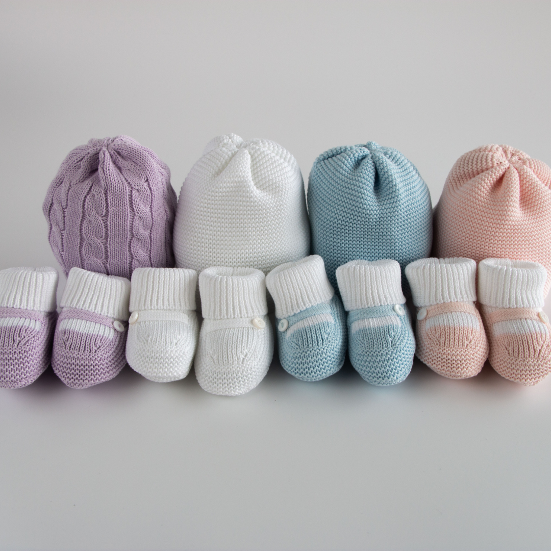 Scarpine culla in cotone Little Bear