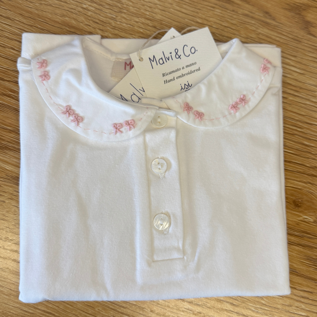 Polo a maniche lunghe per bambina