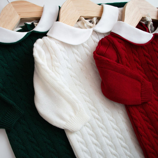 Cable Knit All-in-ones - Christmas Limited Edition