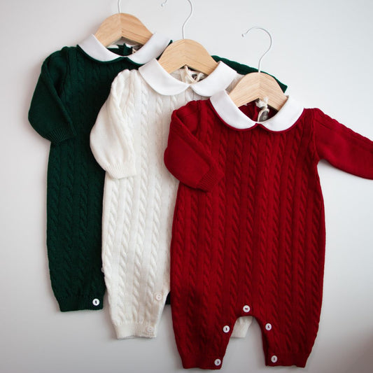 Cable Knit All-in-ones - Christmas Limited Edition