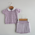 Carica l'immagine nel visualizzatore della galleria, Set gonna e top in cotone Little Bear
