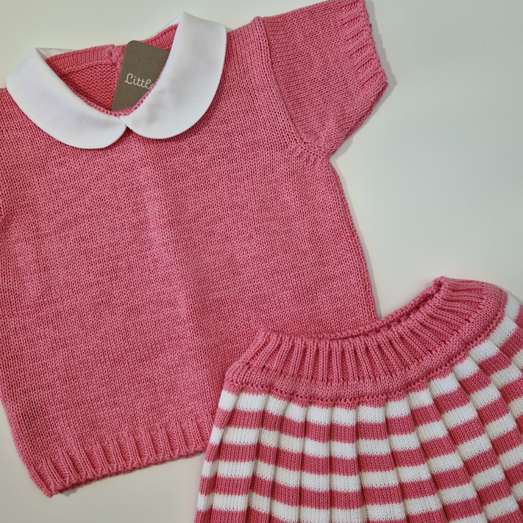 Set gonna e top in cotone Little Bear