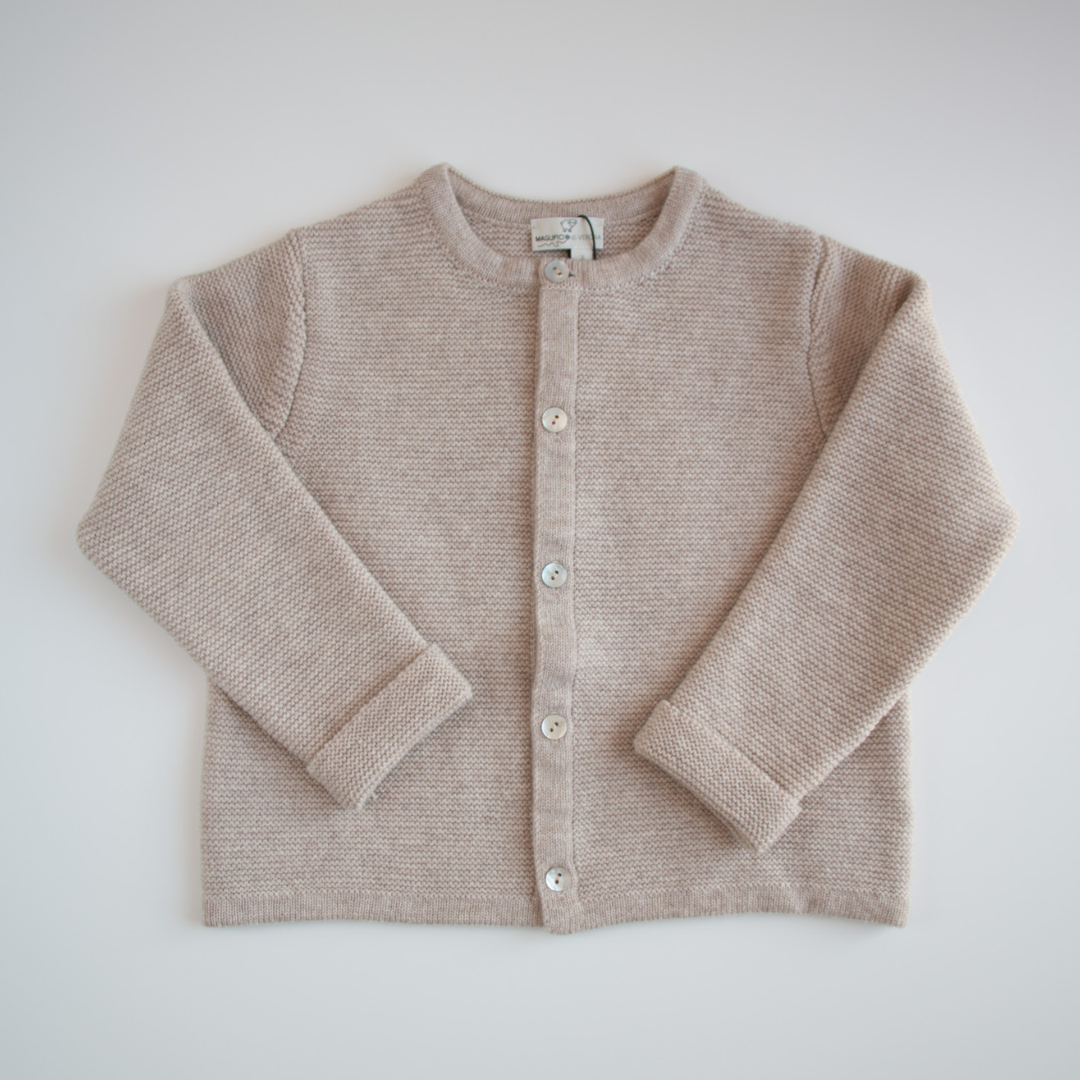 Cardigan in lana cardata Maglificio di Verona