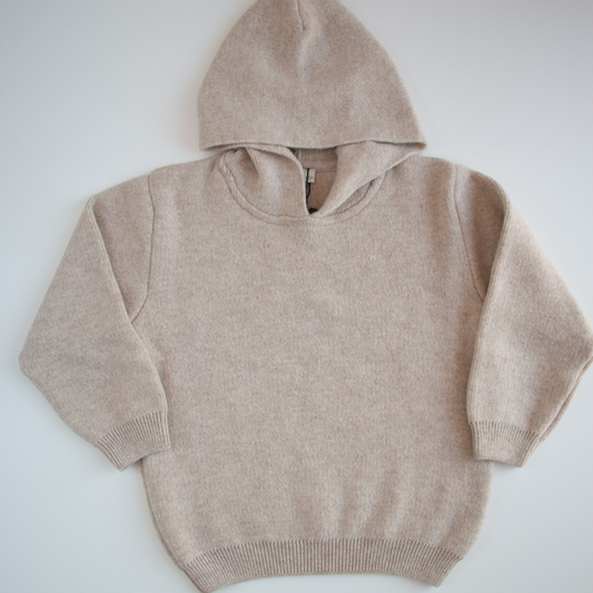 Carded Wool Hoodie