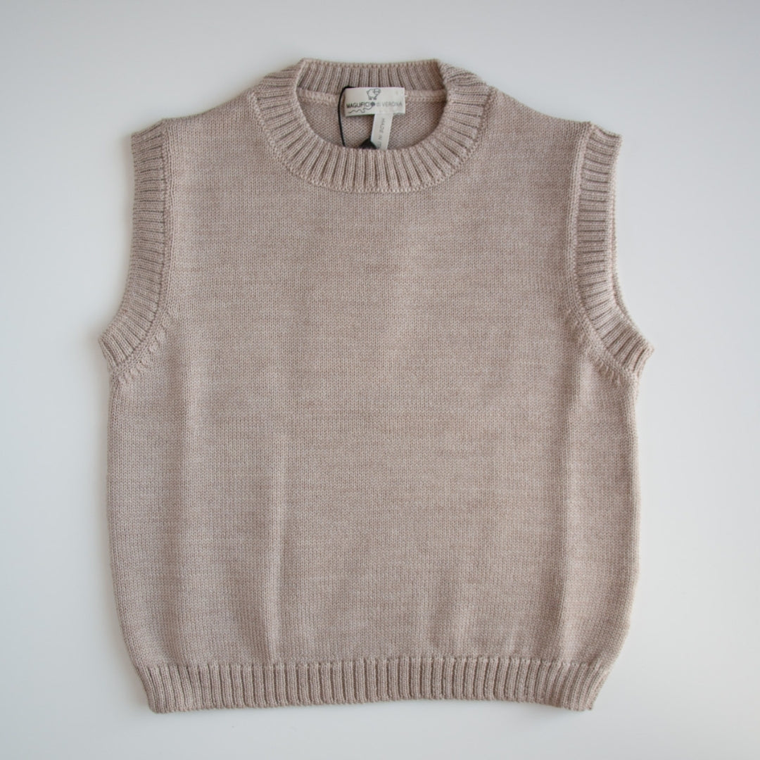 Gilet in 100% lana extrafine