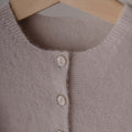 Cardigan neonato 100% puro cashmere Grigio