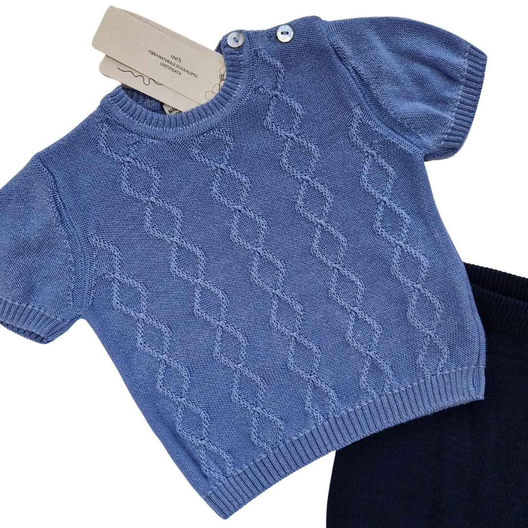 Completo manica corta puro eucalipto