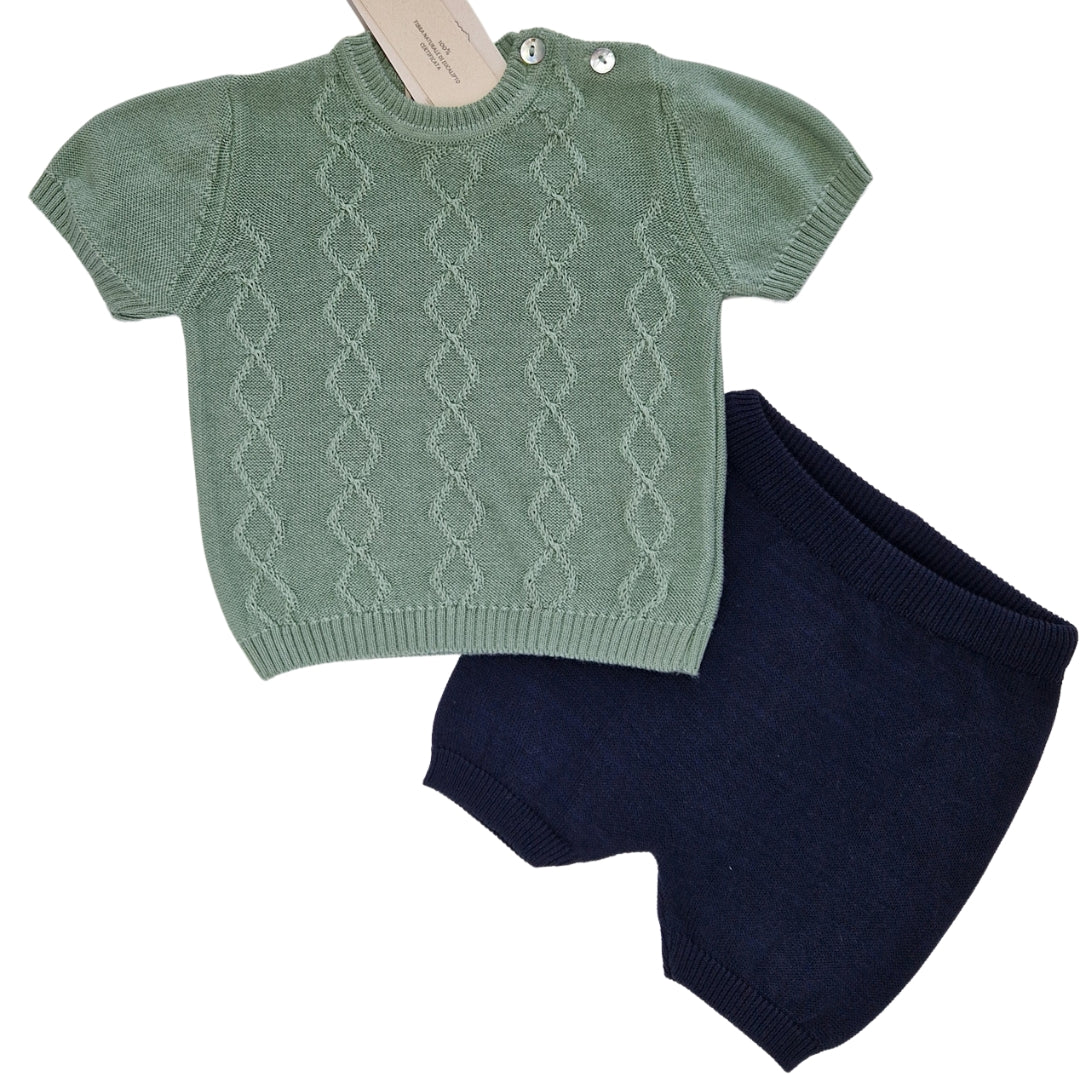 Completo manica corta puro eucalipto