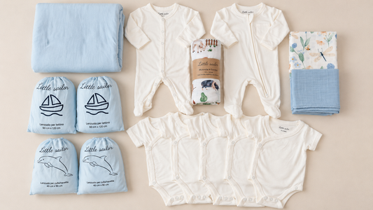 Corredino Nascita in Bamboo – 0-3 mesi | Azzurro
