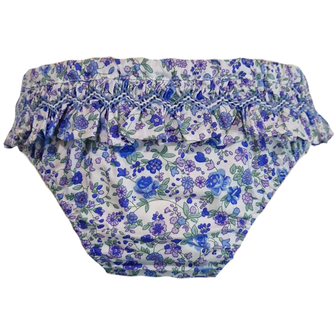 Costumino Bambina in Cotone 100% - Liberty Azzurro