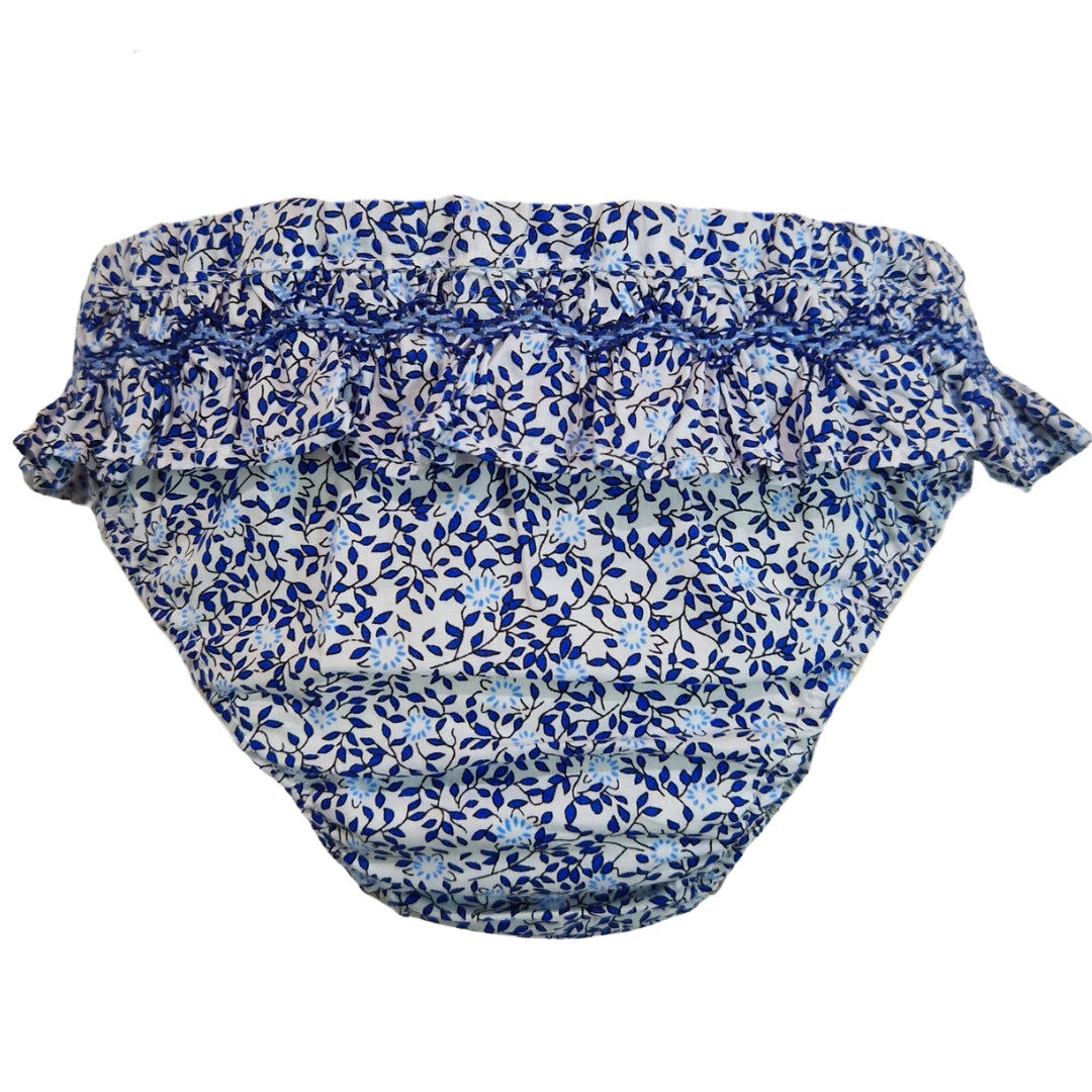 Costumino Bambina in Cotone 100% - Liberty Blu