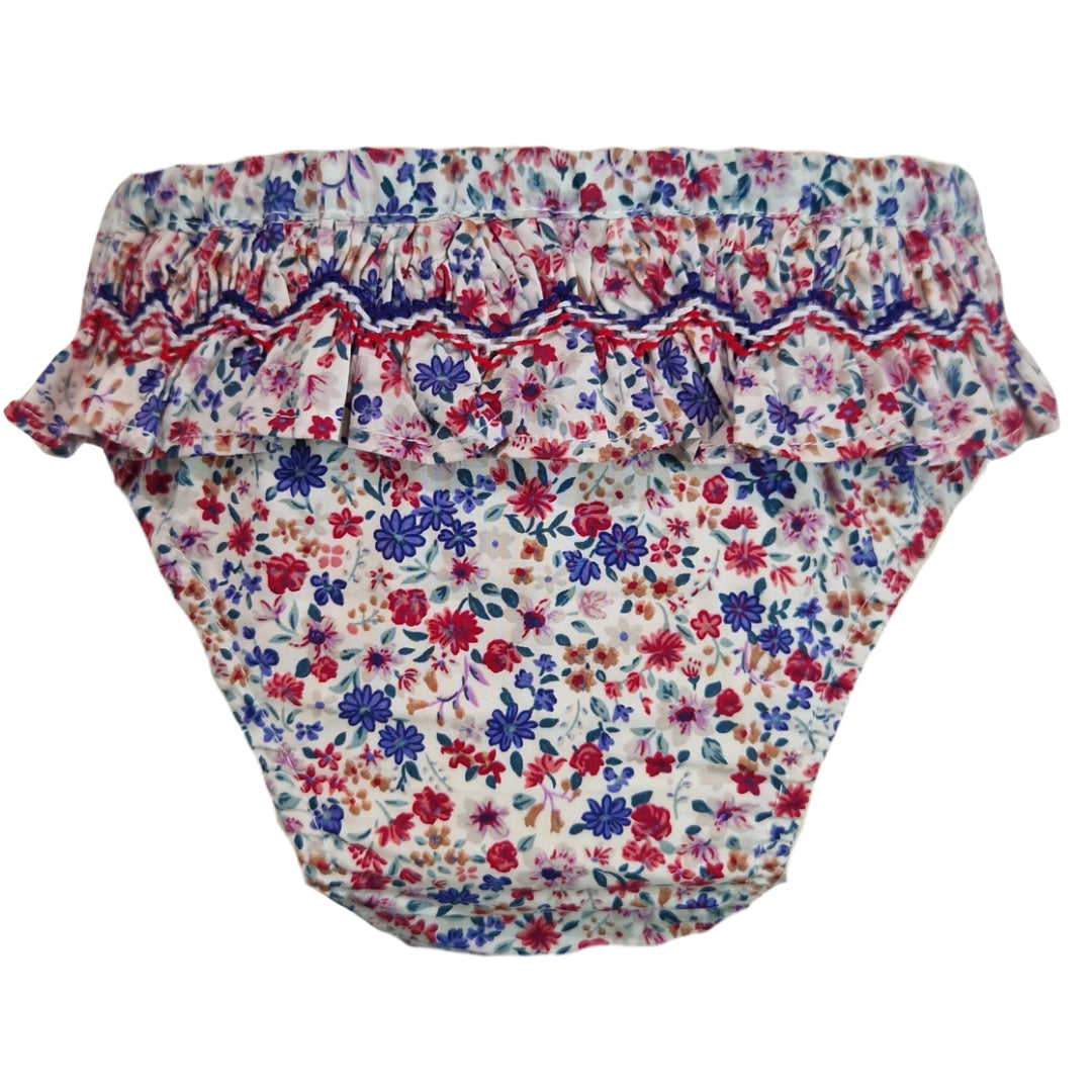 Costumino Bambina in Cotone 100% - Liberty Rosso