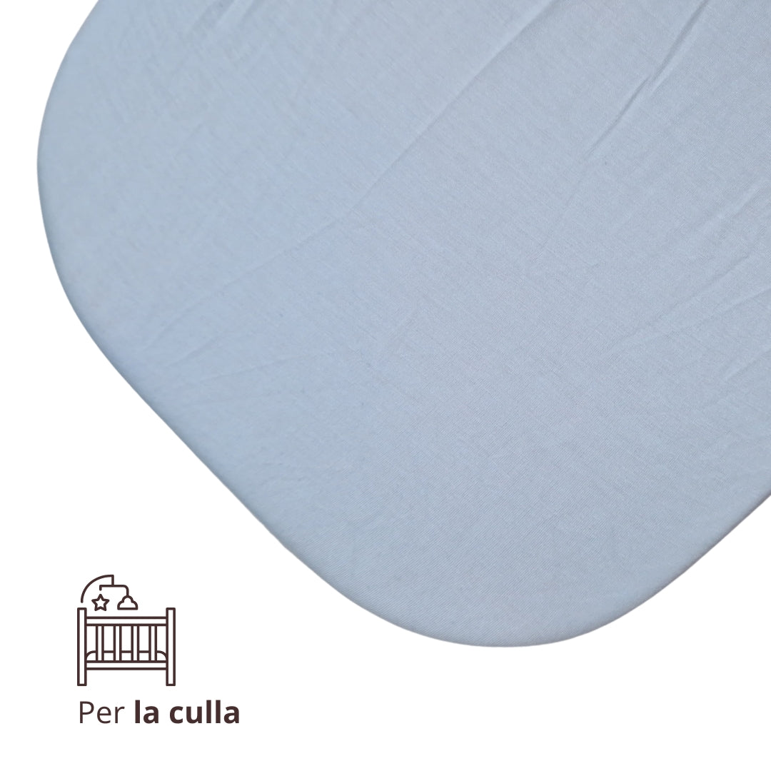 Lenzuola in Bambù Azzurro