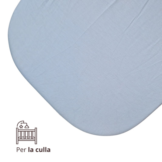 Lenzuola in Bambù Azzurro