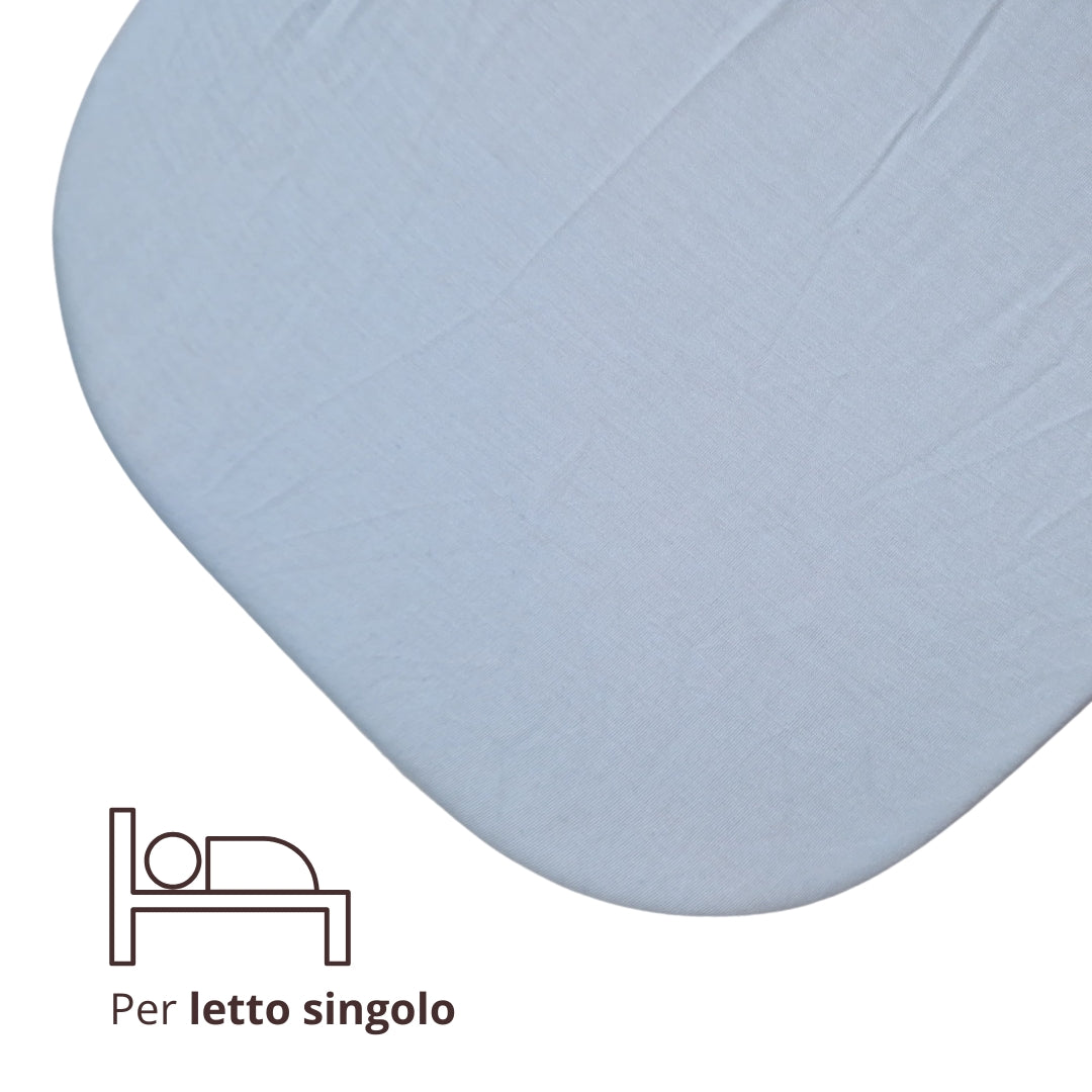 Lenzuola in Bambù Azzurro