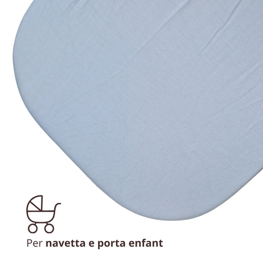 Lenzuola in Bambù Azzurro