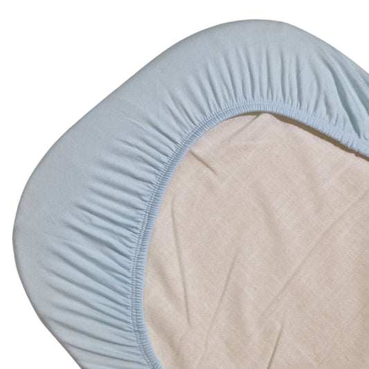 Lenzuolo con Angoli in Bamboo – Azzurro - 90 x 200 cm