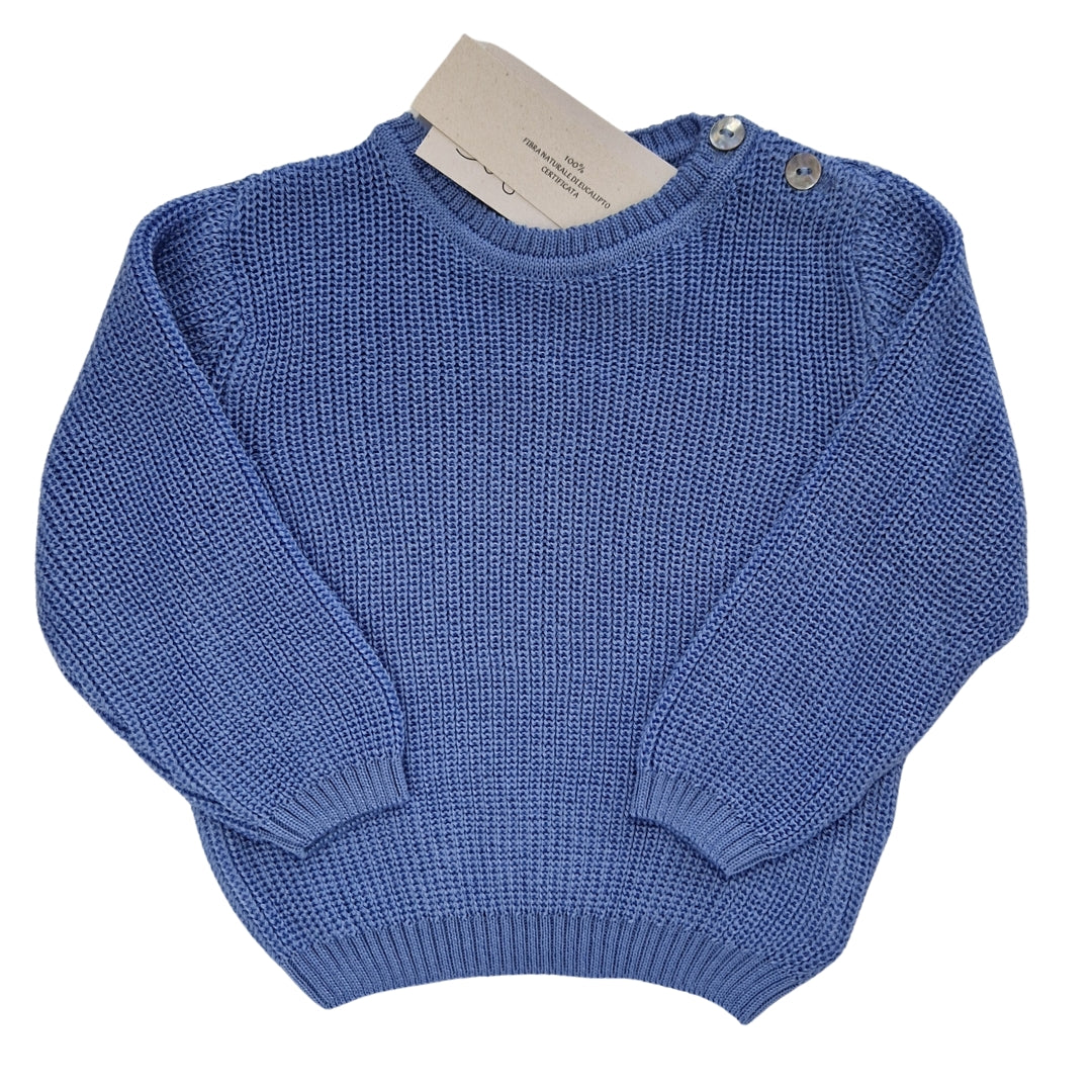 Maglia Girocollo Puro Eucalipto Carta da Zucchero