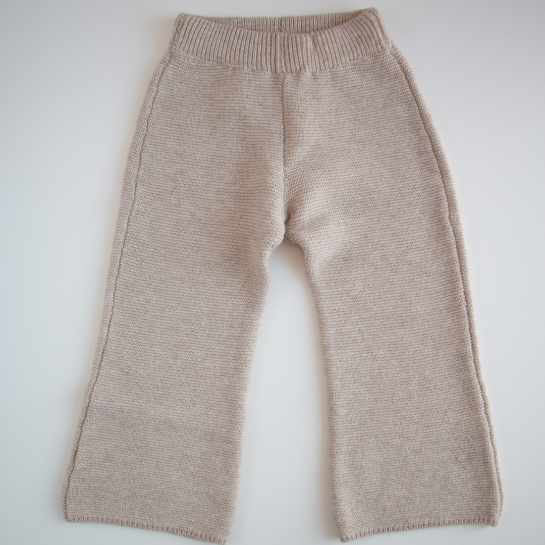 Pantaloni in lana cardata per ragazze