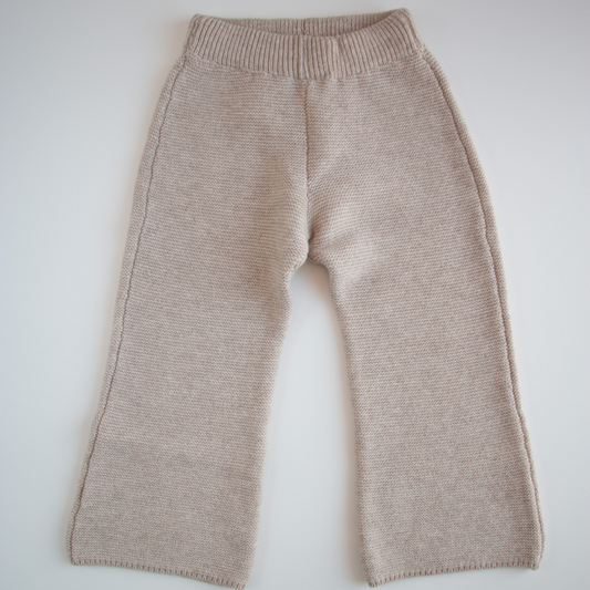 Carded Wool Pants for Girls