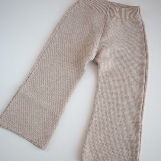 Carded Wool Pants for Girls