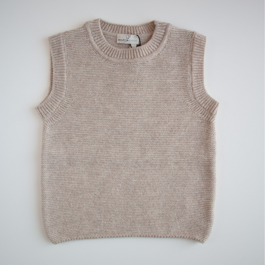 Carded Wool Vest