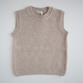 Gilet in lana cardata