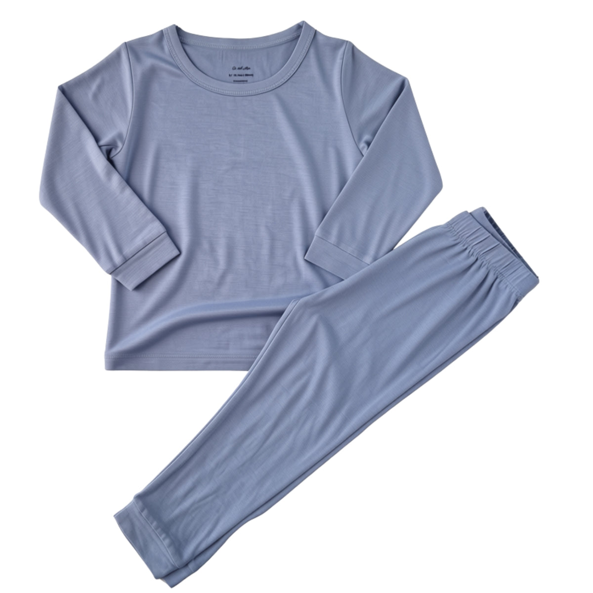 Pigiama in Bamboo - Manica Lunga - Azzurro carta da zucchero
