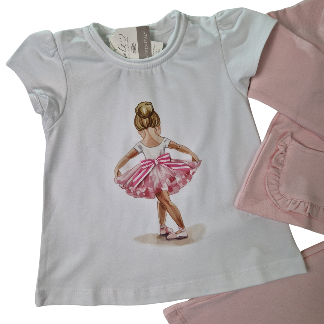 Ballerina - Outfit primaverile tuta e t-shirt