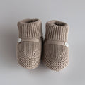 Scarpine in filo di cotone Tortora